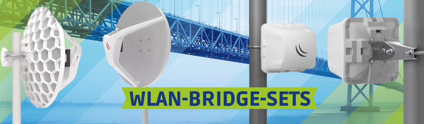 Leistungsstarke WLAN Bridge Sets