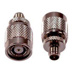 Coaxial adapter with RP-TNC connector on RP-SMA socket