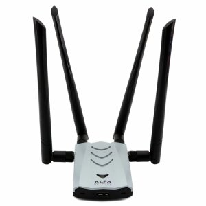 ALFA Network AWUS1900 WLAN USB Adapter mit vier externen...