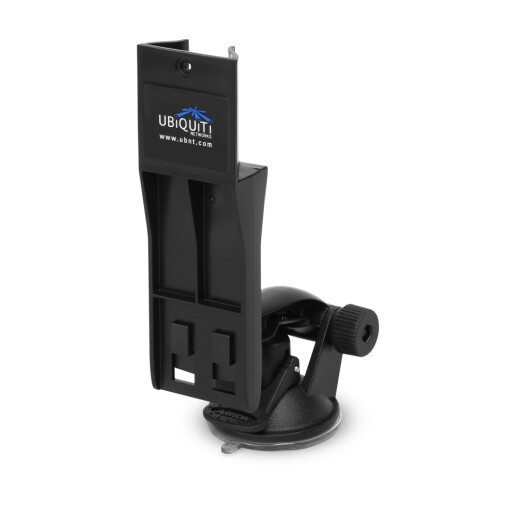 Side view of the NS-WM bracket with stand and suction cup