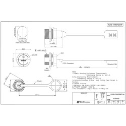 Technische Zeichnung des SIMNRM Adapters