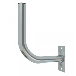 Galvanized wall mount for antenna mounting, 25cm x 45cm