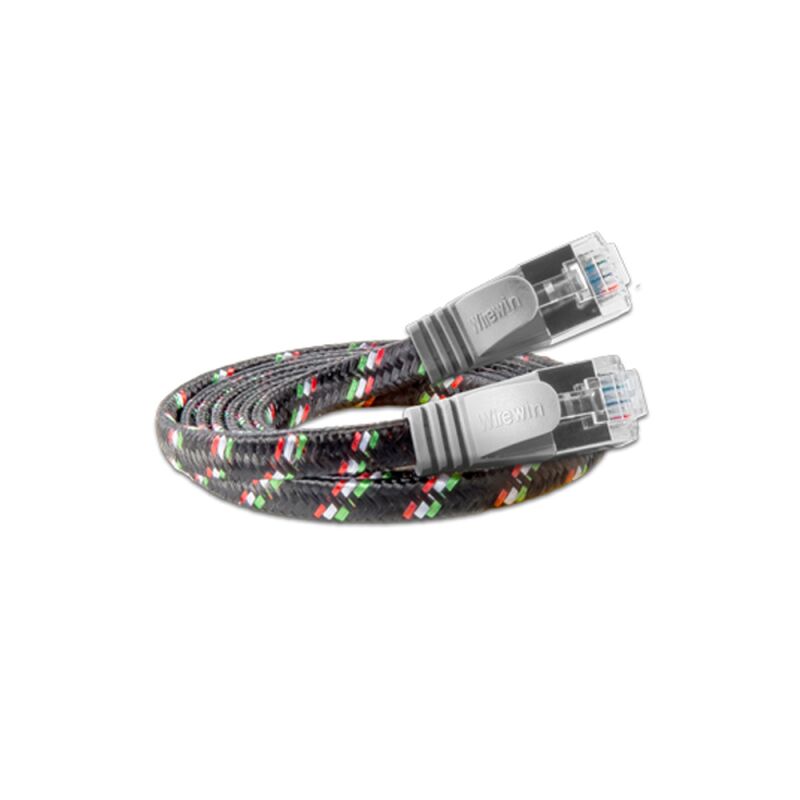 2m langes, enorm robstes Patchkabel mit Nylon-Mantel