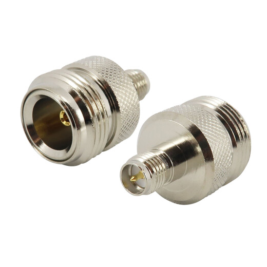 Coaxial adapter with RP-SMA female to N female