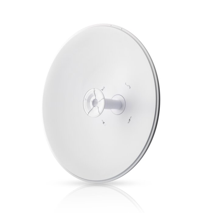 Ubiquiti airFiberX AF-5G30-S45 Parabolantenne mit 30 dBi Gewinn und Slant 45 Polarisation für 5 GHz PtP-Richtfunk.
