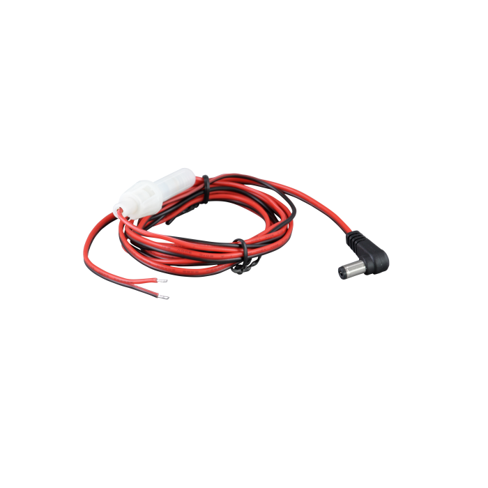 DC connection cable 1.5m with 5.5/2.1mm barrel connector and tinned, open ends for 12V/24V applications