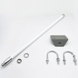 Individual parts of the 3.5dbi helium antenna