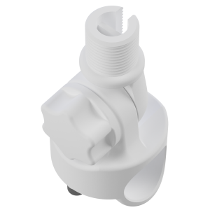 TravelConnector 2DRH - 2D Reling-Kipphalter mit 180° Gelenk, 1" UNS Außengewinde