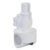 TravelConnector 2DRH - 2D Reling-Halter aus Kunststoff mit 1 Zoll UNS Gewinde
