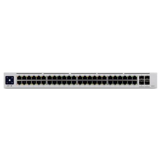 Ubiquiti UniFi Switch USW-Pro-48 with 48 x RJ45 and 4 x SFP+ Ports - Up to 600W PoE power