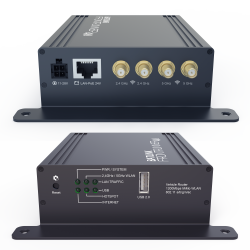 View of software of BATLINK FRONTRUNNER VR400W vehicle Router