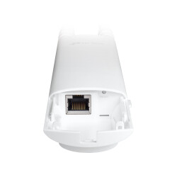 detail view of rj45 input of tp link eap 225 outdoor