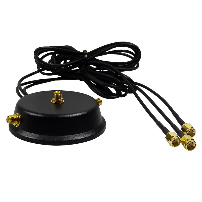 3x3 MIMO magnetic base for RP-SMA WLAN antenna with 1.5m cable