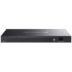 Ansicht der Rückseite des TP Link Switch TL SG3428
