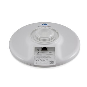 Ansicht der Unterseite mit RJ-45 Ethernet Port in wetterfestem Gehäuse