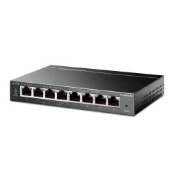 Seitliche Ansicht mit 8 Gigabit Ports