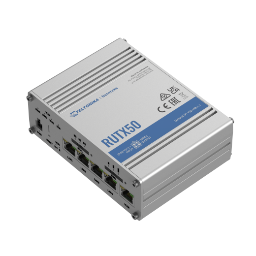 TELTONIKA RUTX50 5G Router - Dual-Sim, 802.11ac WLAN