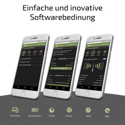 Anwendungsbeispiel Einrichtung mit Smartphone