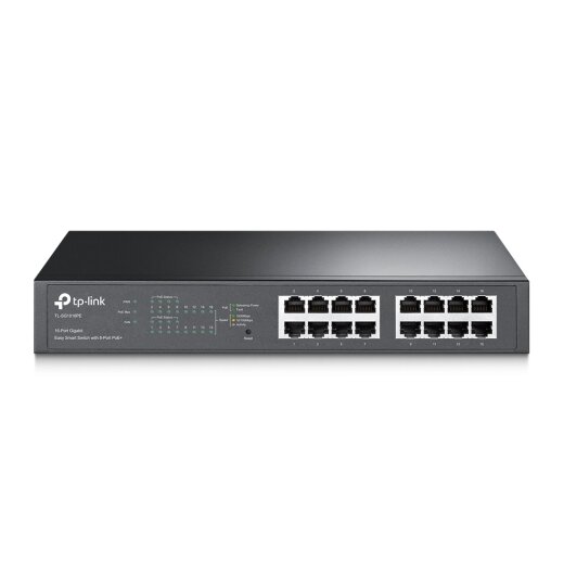 TP-Link 1+ x RJ-45 Port Gigabit Easy Smart Switch mit 8 x Poe+