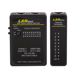 LogiLink WZ0015 Kabeltester | UTP, STP, RJ45, RJ11, BNC