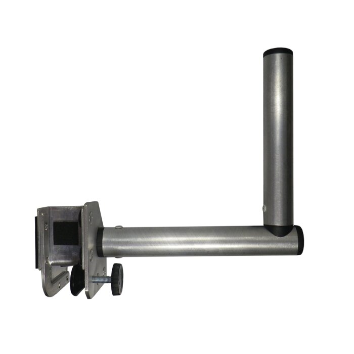 Antenna holder for window mounting made of aluminum