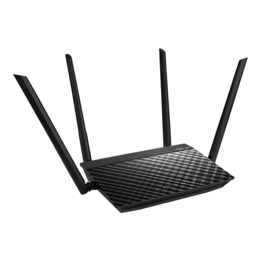 ASUS RT-AC51 with two external, powerful WiFI antennas for a long range