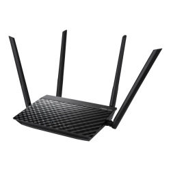 ASUS RT-AC51 with two external, powerful WiFI antennas...
