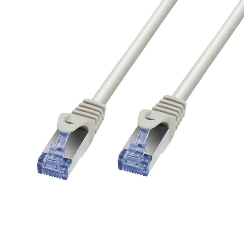CAT.5e Netzwerkkabel mit RJ-45 Steckern, 2m, Grau