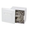 Logilink NP0039 | CAT.6 Netzwerkdose, Aufputz, 2 x RJ45, Reinweiß