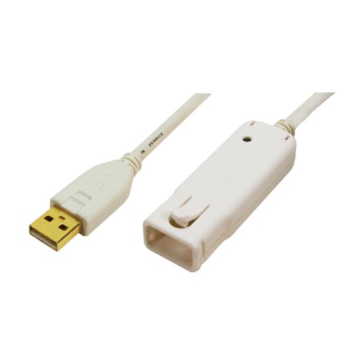 LogiLink UA0092 - 12m USB 2.0 Verl&auml;ngerung / Repeater / Extender