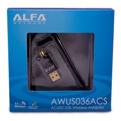 ALFA Network AWUS036ACU | 802.11ac, 2.4 / 5 GHz, USB WLAN Adapter, 1167MBit