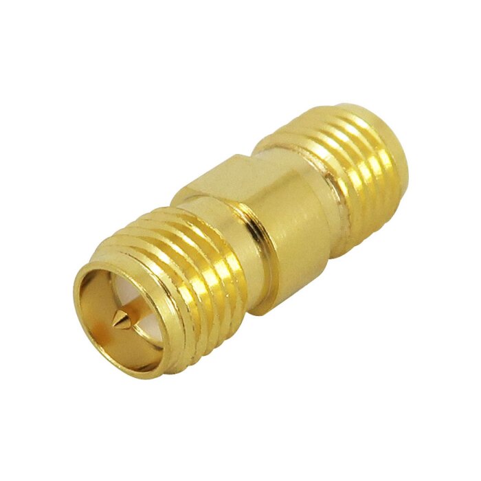 Coaxial adapter RP-SMA female to RP-SMA female