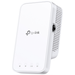 seitliche Ansicht des TP Link Mesh WLAN Repeaters RE335