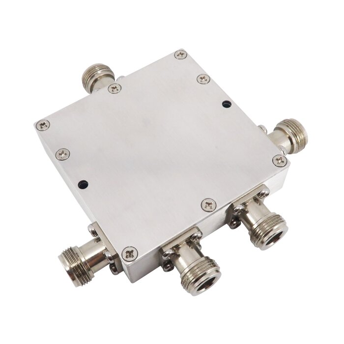 4-way coaxial splitter, 50Ohm, weatherproof