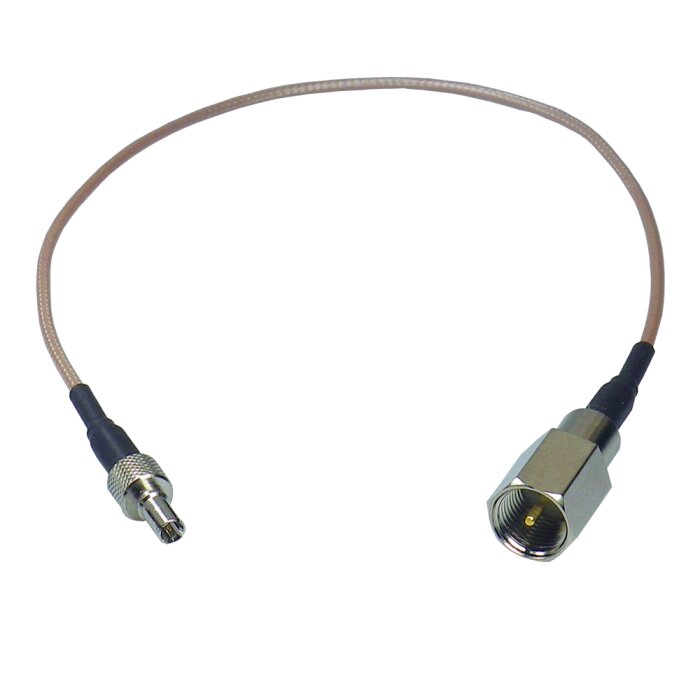 Coaxial Pigtail - RG-178, 25cm, FME male to CRC-9 male
