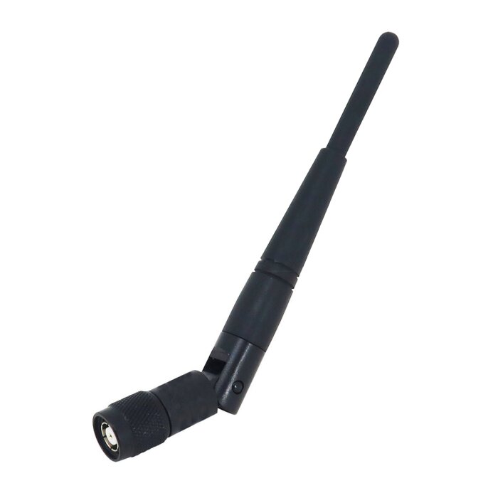 2.4 GHz WLAN omnidirectional antenna - RP-TNC connector, articulated joint, 2dBi