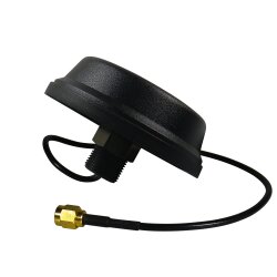 Antenna with black radome