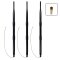 3-Pack FritzBox conversion set with 2.4 GHz WiFi omnidirectional antenna, housing clip, 9dBi