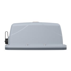 Seitliche Ansicht des extrem robustem Gehäuse