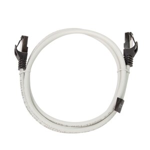 The CAT8.1 patch cable coiled up