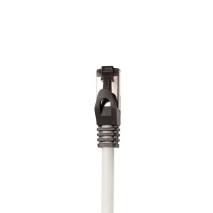 Ansicht der Oberseite des Steckers - graues Kabel, schwarzer Stecker