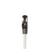 Ansicht der Oberseite des Steckers - graues Kabel, schwarzer Stecker