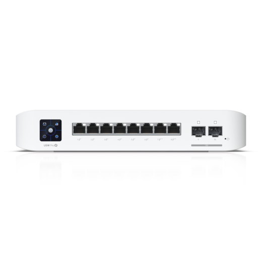 Frontansicht des Ubiquiti UniFi Switch USW-Pro-8-PoE