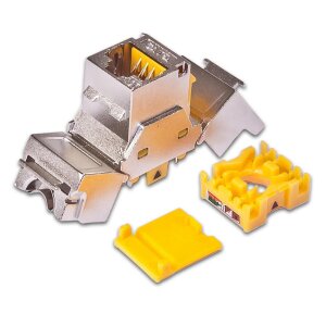 Wirewin CAT.6a Keystone Modul | RJ45, 10 GBit, geschirmt
