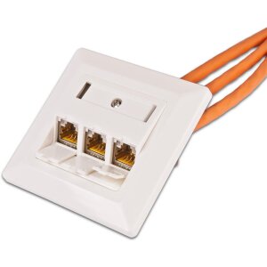 Wirewin CAT.6a Keystone Modul | RJ45, 10 GBit, geschirmt