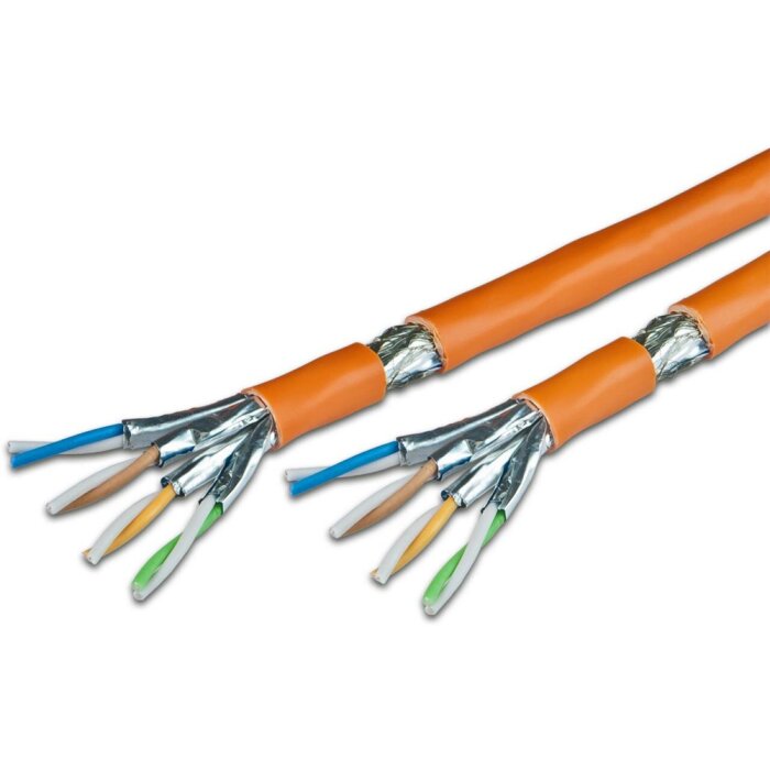 100m Ring solides Duplex CAT.7 Verlegekabel von Wirewin