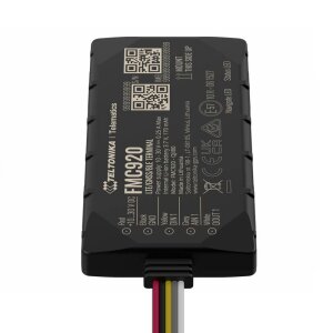 Side view of the GPS tracker