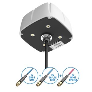 Omnidirektionale 5G Antenne mit IP67 Gehäuse