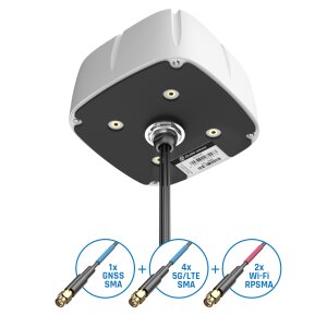 QuWireless ASL42G mit Montageset für Mast