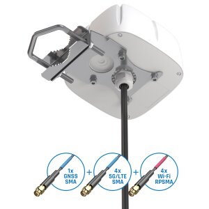 QuWireless QuShell 44G Outdoor Antenne Seitenansicht